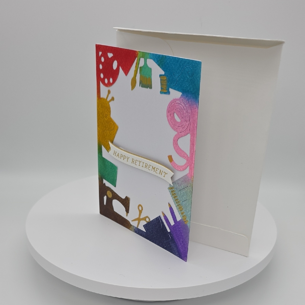 Colorful Happy Retirement Greeting Card - Picture 4 of 4